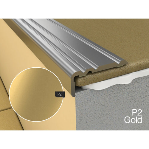 WRG 3 Flat Profile Self Adhesive P2 Gold 1800mm