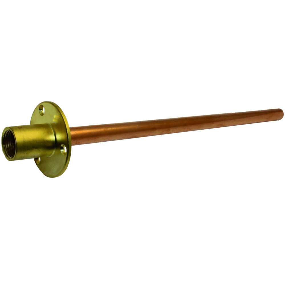 South Coast Brass - Wall Plate & Copper Tube 1/2\ & 14.7mm x 500mm