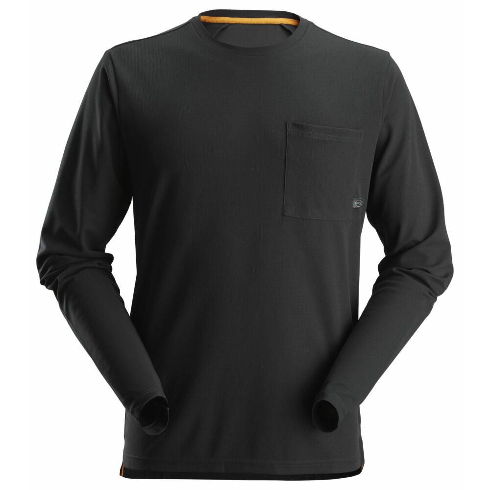 Snickers - AllroundWork, 37.5® Long Sleeve T-shirt - Black
