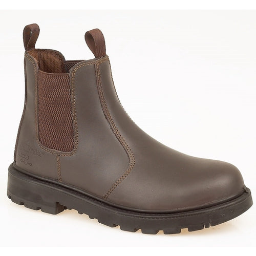 Grafter Safety Dealer Boot Brown Size 10