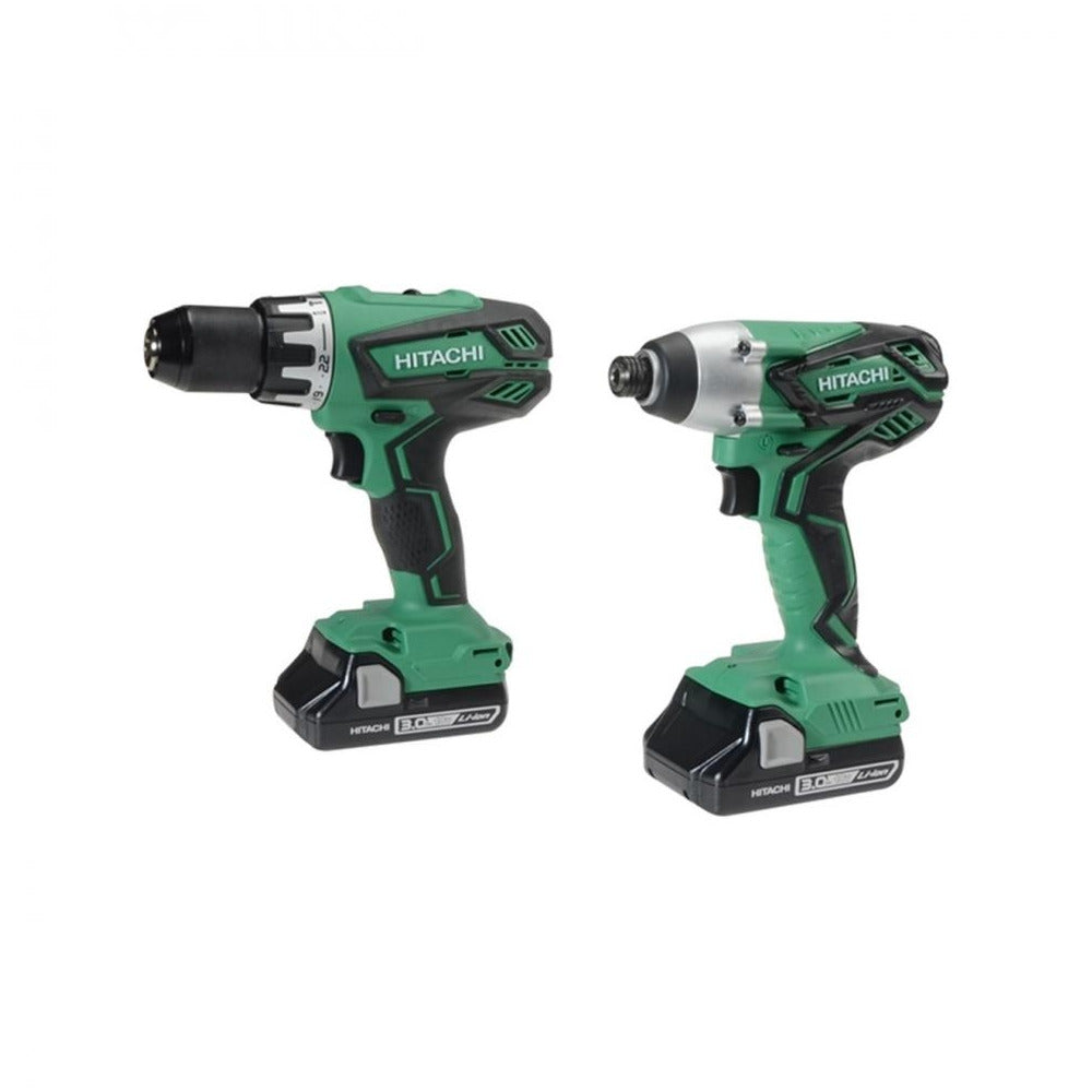 Hitachi - Combi & Impact Driver - 18v