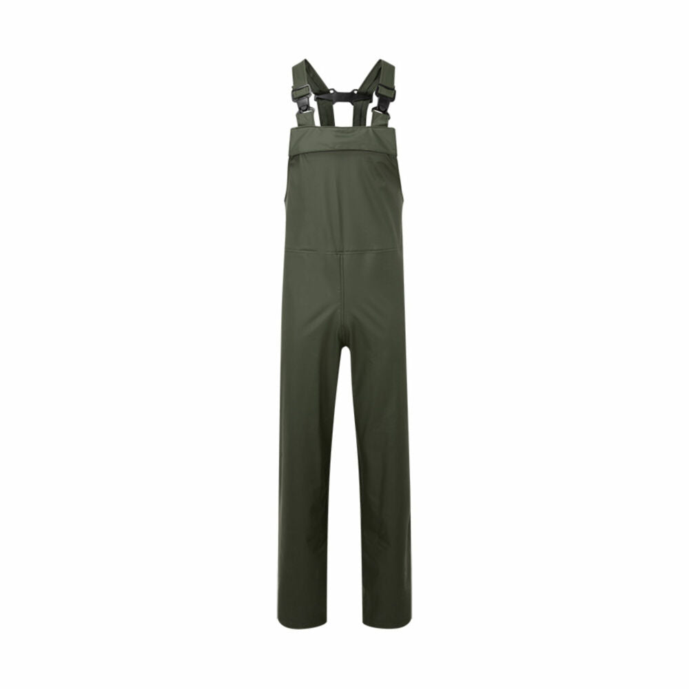 Fort Airflex Breathable PU Waterproof Bib n Brace Olive Green - XXL