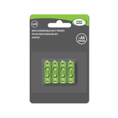 Smart Solar - Rechargeable Batteries 2/3AA 200mAh Clip Strip 12