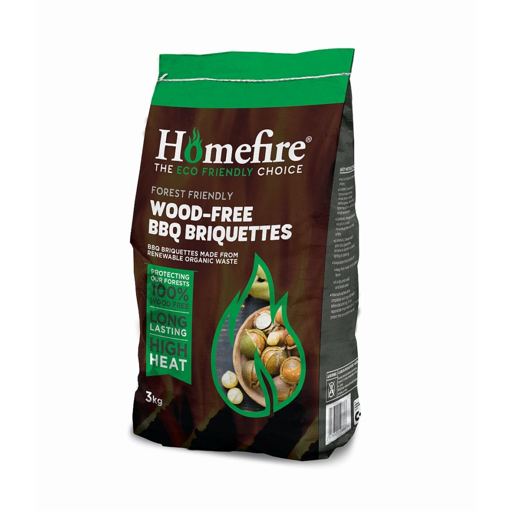 Wood-Free BBQ Briquettes - 3kg