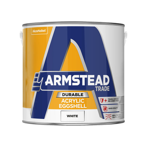 Armstead Trade Acrylic Eggshell White 10L