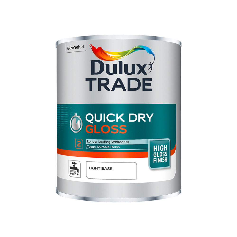 Dulux Trade Quick Dry Gloss Light Base 1L