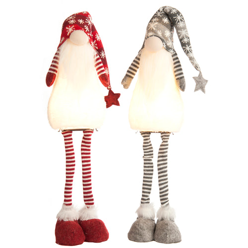 Light Up Standing Gonk with Snowflake Hat - 66cm