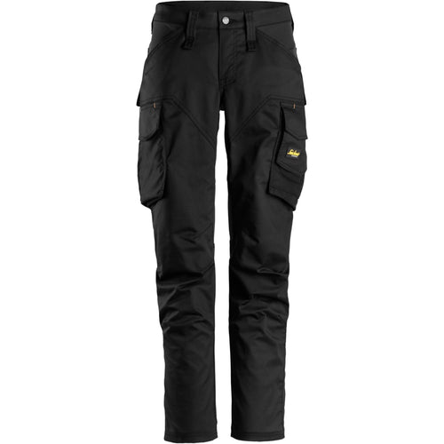 Snickers - AllroundWork, Women’s Stretch Trousers without Knee Pockets - Black\\Black