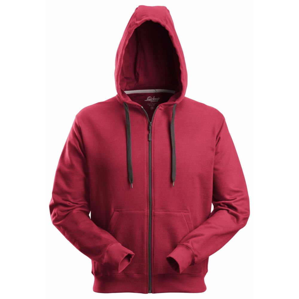 Snickers - Zip Hoodie - Chili red