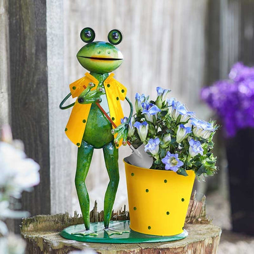 Flamboya - Gardening Frog Pot-Pet