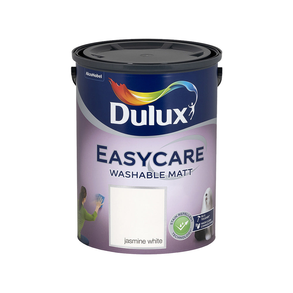 Dulux Easycare Matt Jasmine White 5L