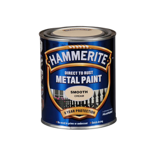 Hammerite Metal Paint Smooth Cream 750ml