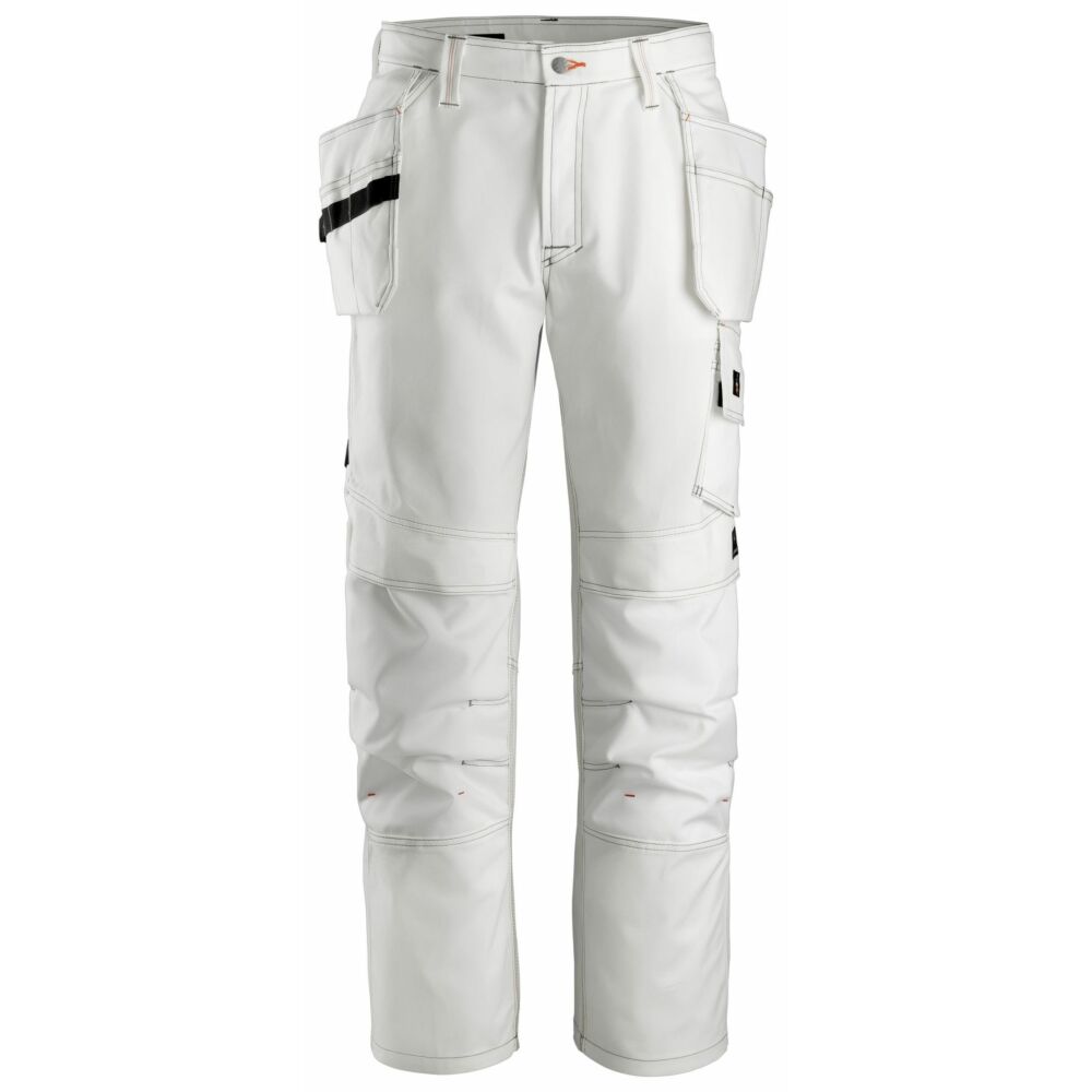 Snickers - Painter's Holster Pockets Trousers - White\\White