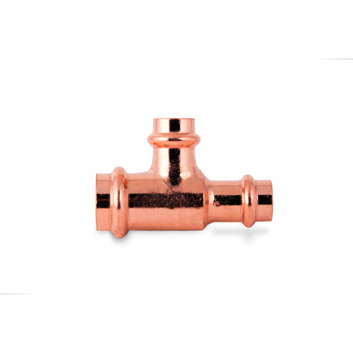 Instantor Copper Press Tee 3/4\ x 1/2\ x 3/4\