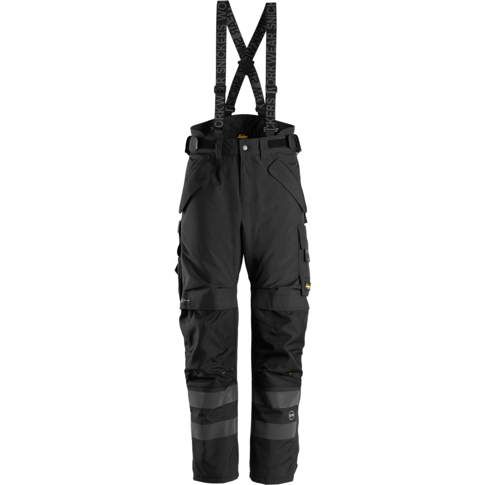 Snickers - AllroundWork, Waterproof 37.5® 2-layer Light Padded Trousers - Black\\Black