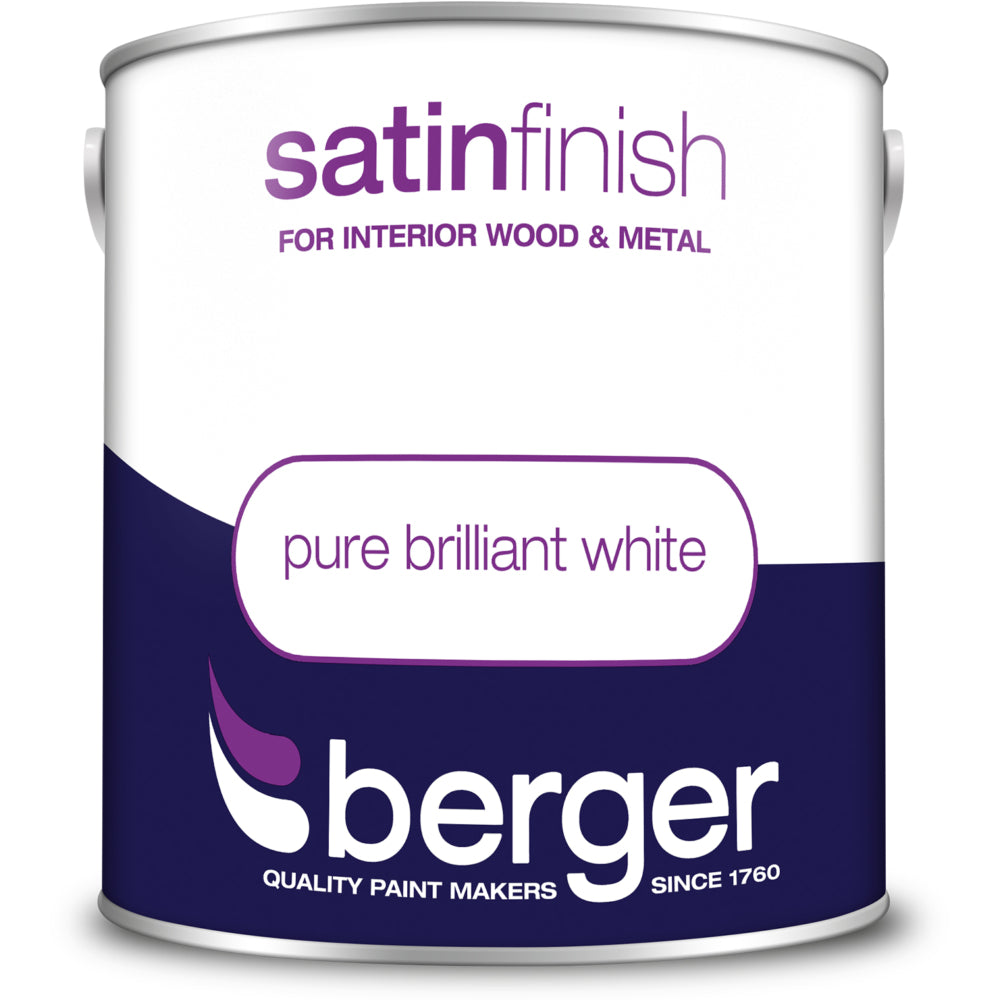 Berger Satin Sheen Brilliant White 2.5L