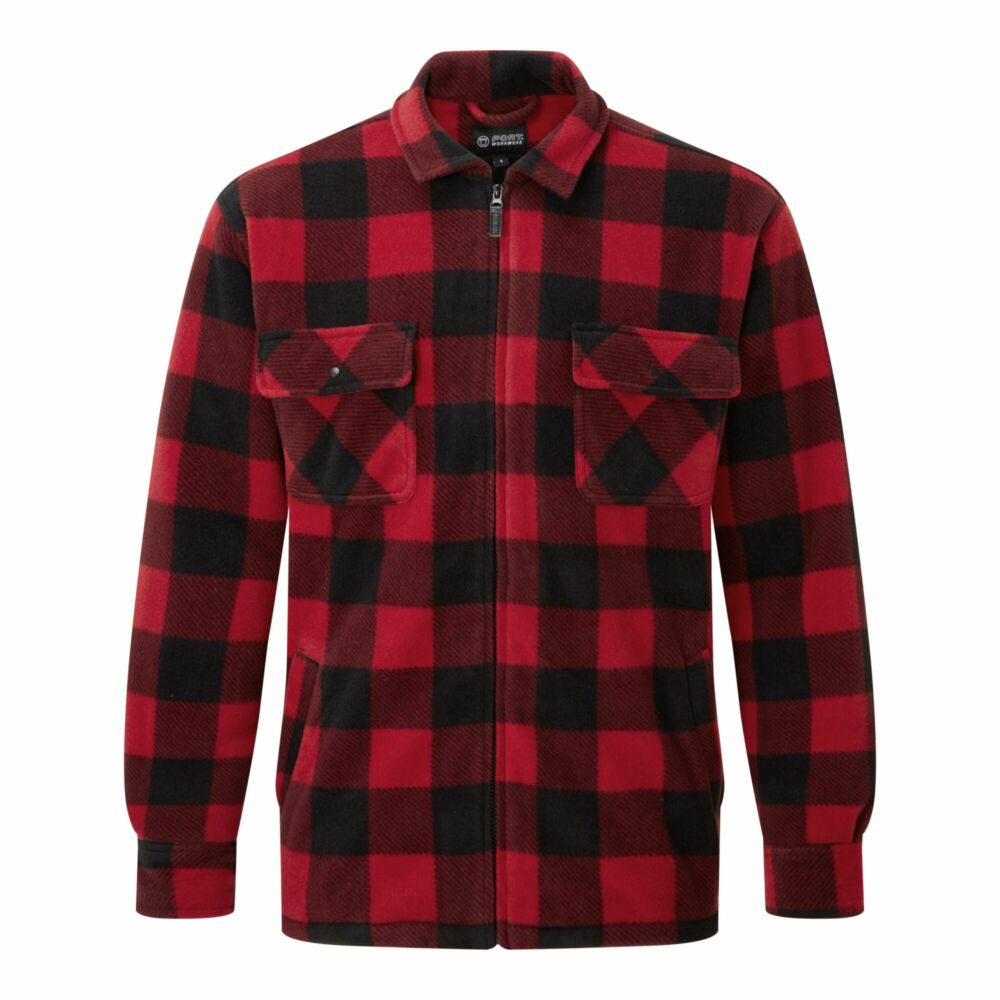 Fort Portman Shacket Red - 3XL