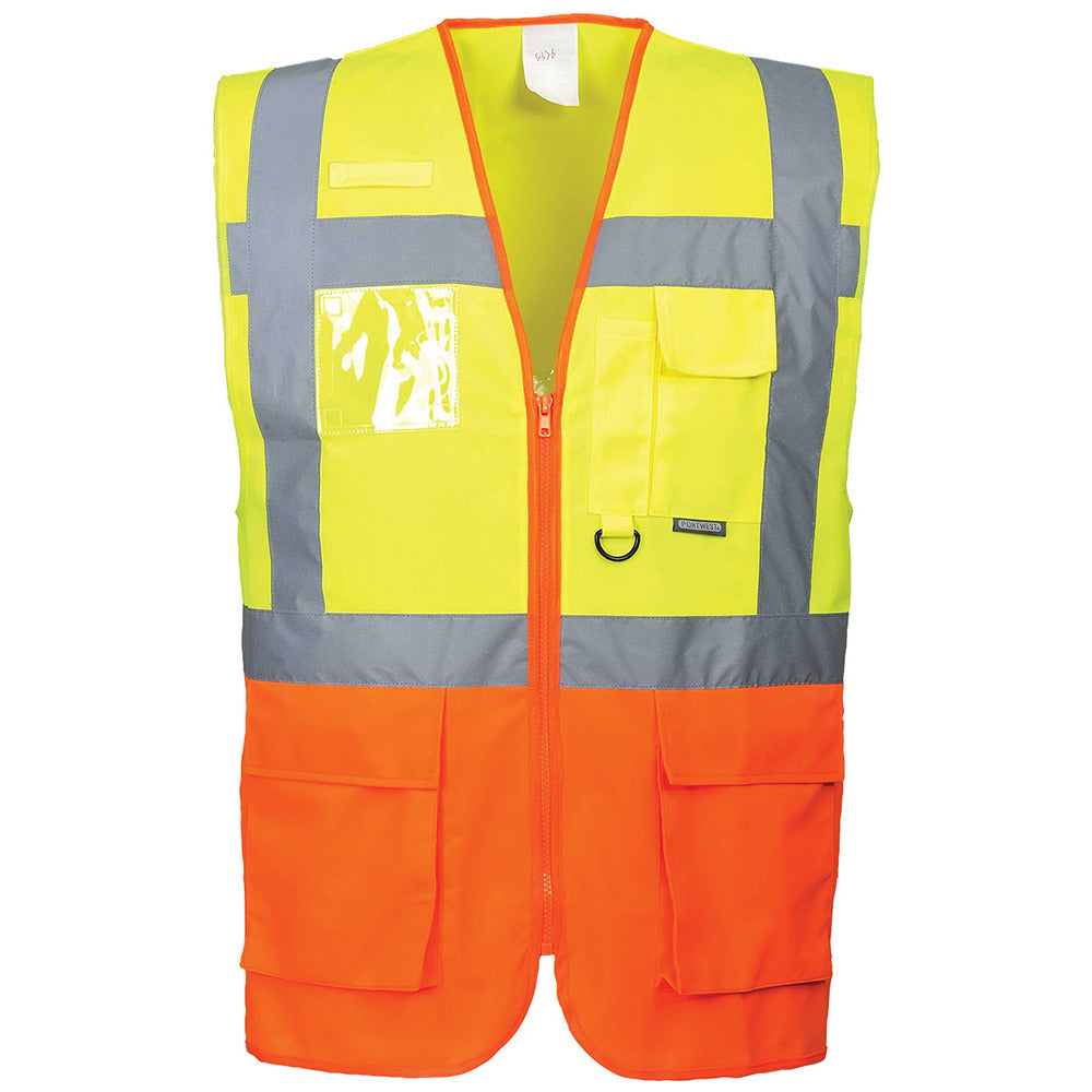 Portwest  - Prague Executive Vest - Yellow/Orange