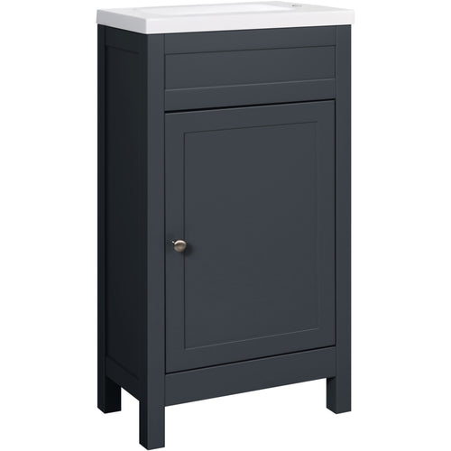 46cm Cloakroom Unit & Basin - Anthracite