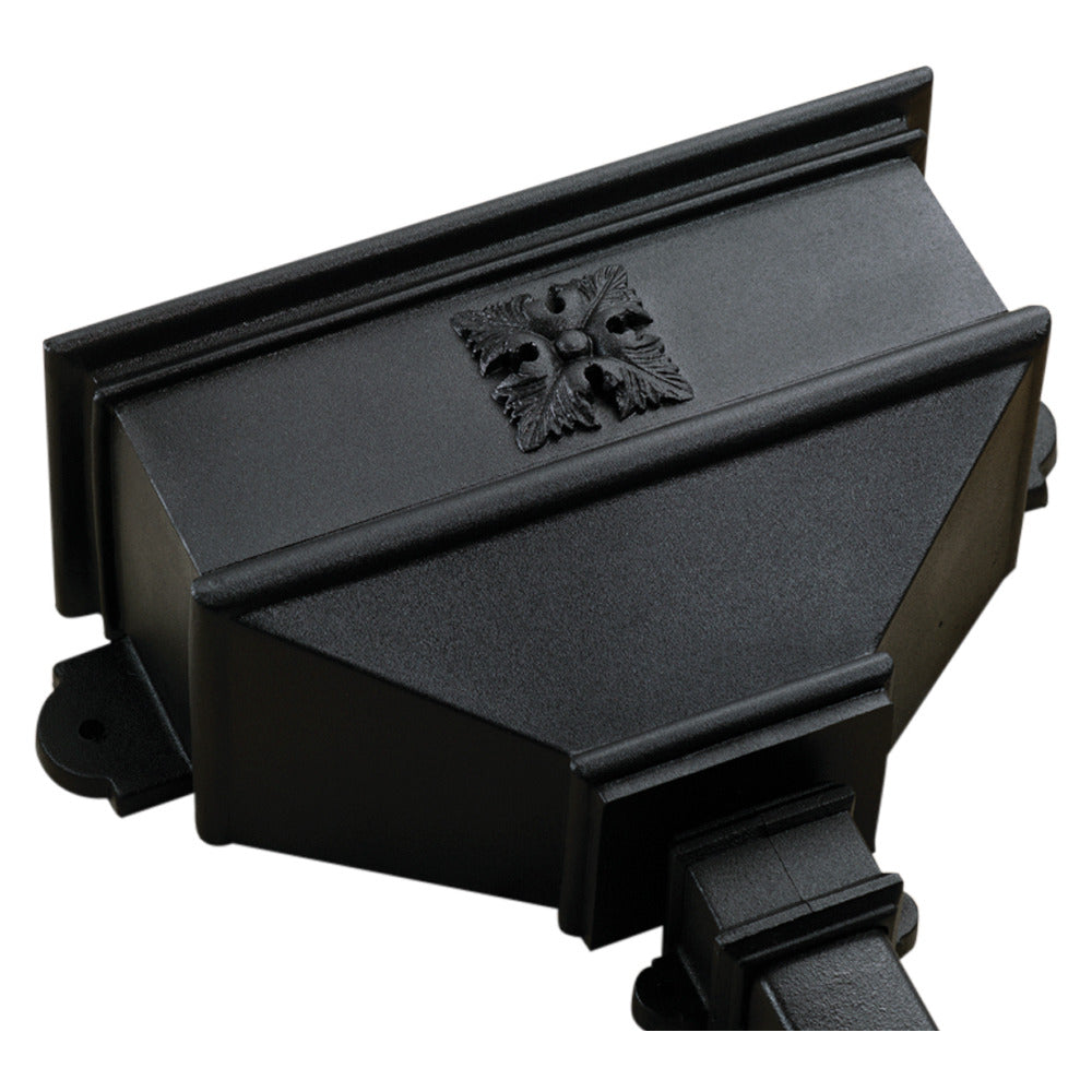 Brett Martin - Cast Iron Style Long Hopper 4-Leaf Sq
