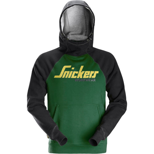 Snickers - Logo Hoodie - Forest Green\\Black