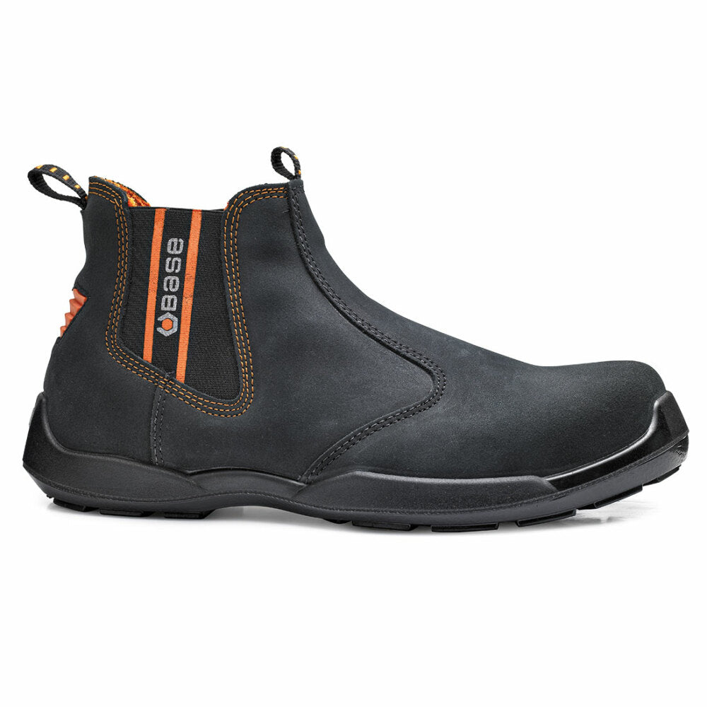 Record Dealer Ankle Boot  S1P SRC - Black/Orange