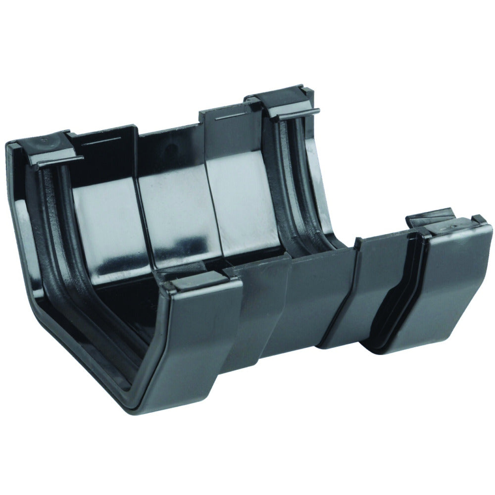 Rainwater SquareLine OsRSq PVC-U Gutter Union Black 100mm