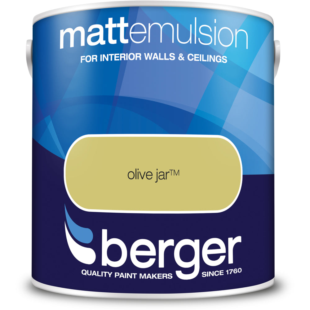 Berger Matt Emulsion Olive Jar 2.5L