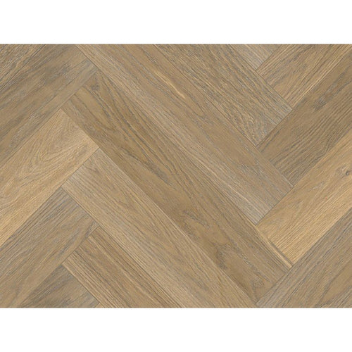 Renaissance Herringbone Oak Della Porta Smoked White UV Oil/Wax Engineered Flooring 13mm