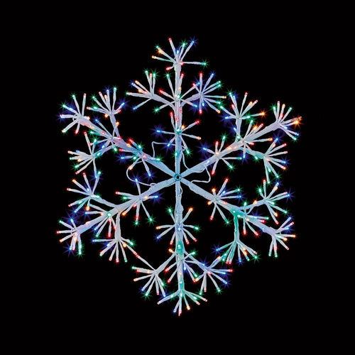 Premier - LED White Starburst Snowflake - 60cm