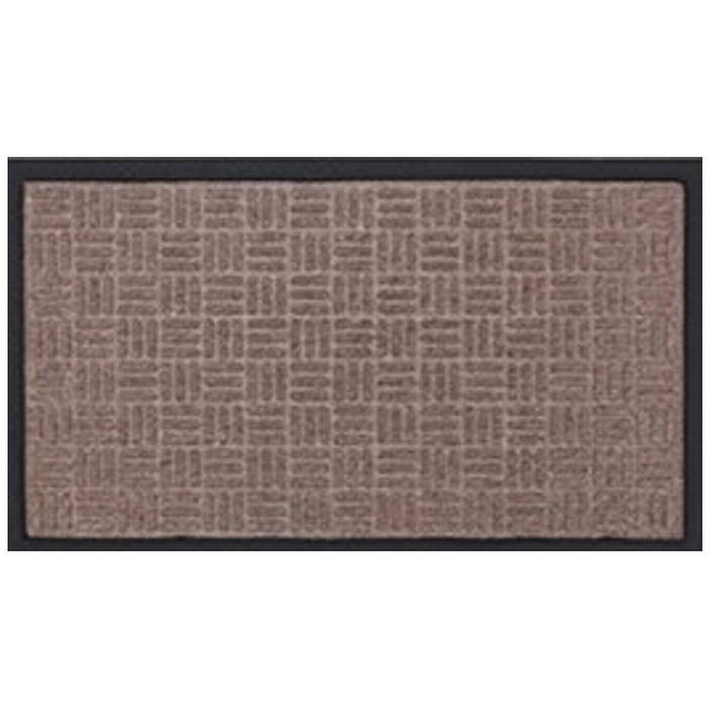 Dosco - Dunco Tile Effect Mat 45cm x 75cm Brown