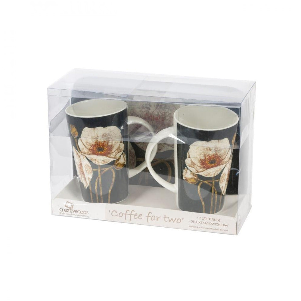 Creative Tops - Poppies By Night Coffee for Two Gift Set