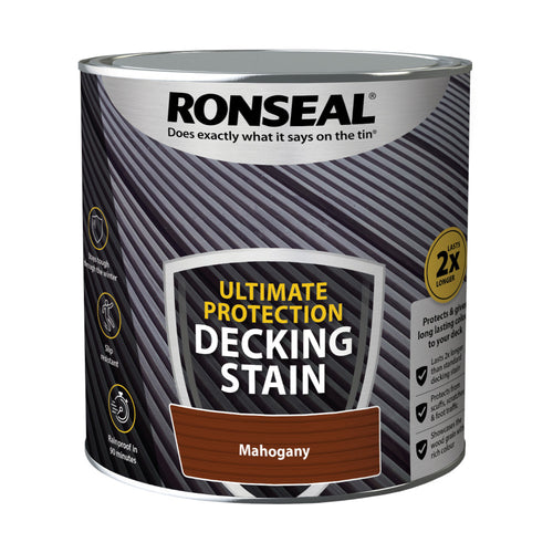 Ronseal Ultimate Protection Decking Stain Rich Mahogany 2.5L