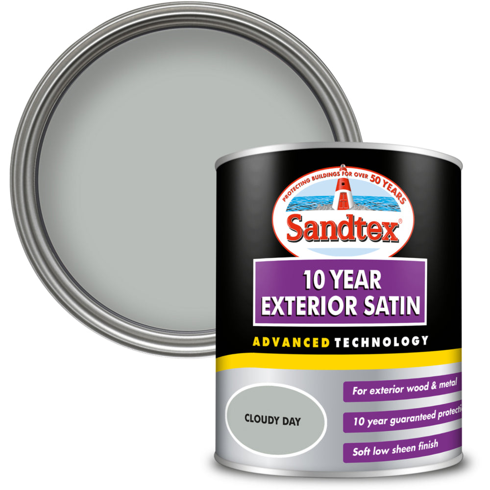 Sandtex 10 Year Satin Cloudy Day 750ml