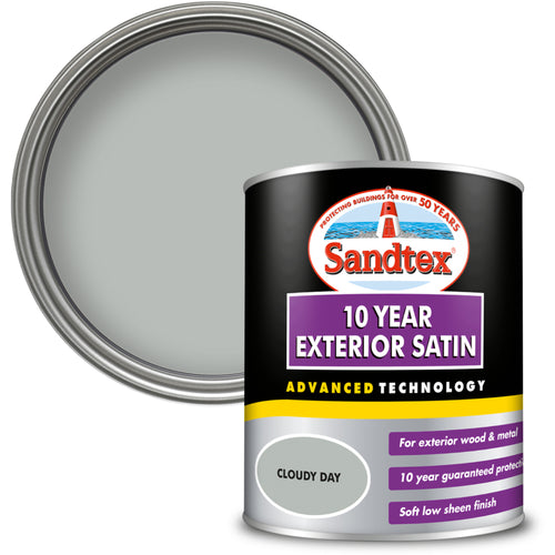 Sandtex 10 Year Satin Cloudy Day 750ml
