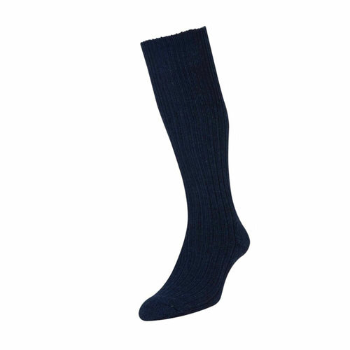 HJ Wool Rich Commando Sock Navy - M