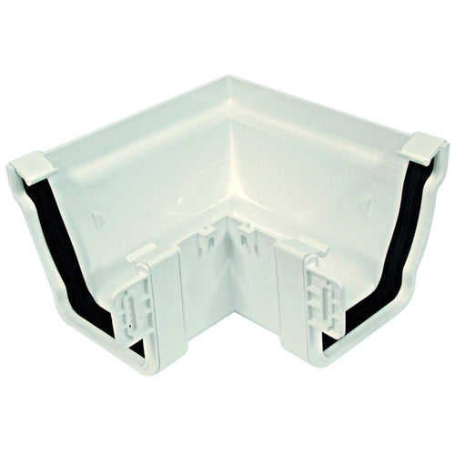 Rainwater StormLine OsRSt PVC-U Gutter Angle External 90° White 111mm