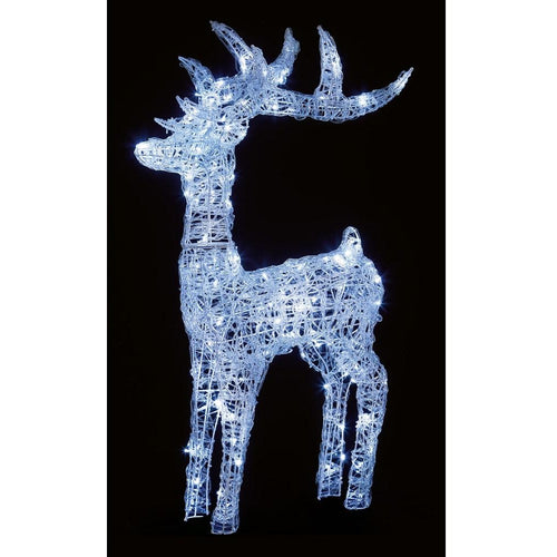 Premier Decorations - LED Soft Acrylic Reindeer - 1.15m