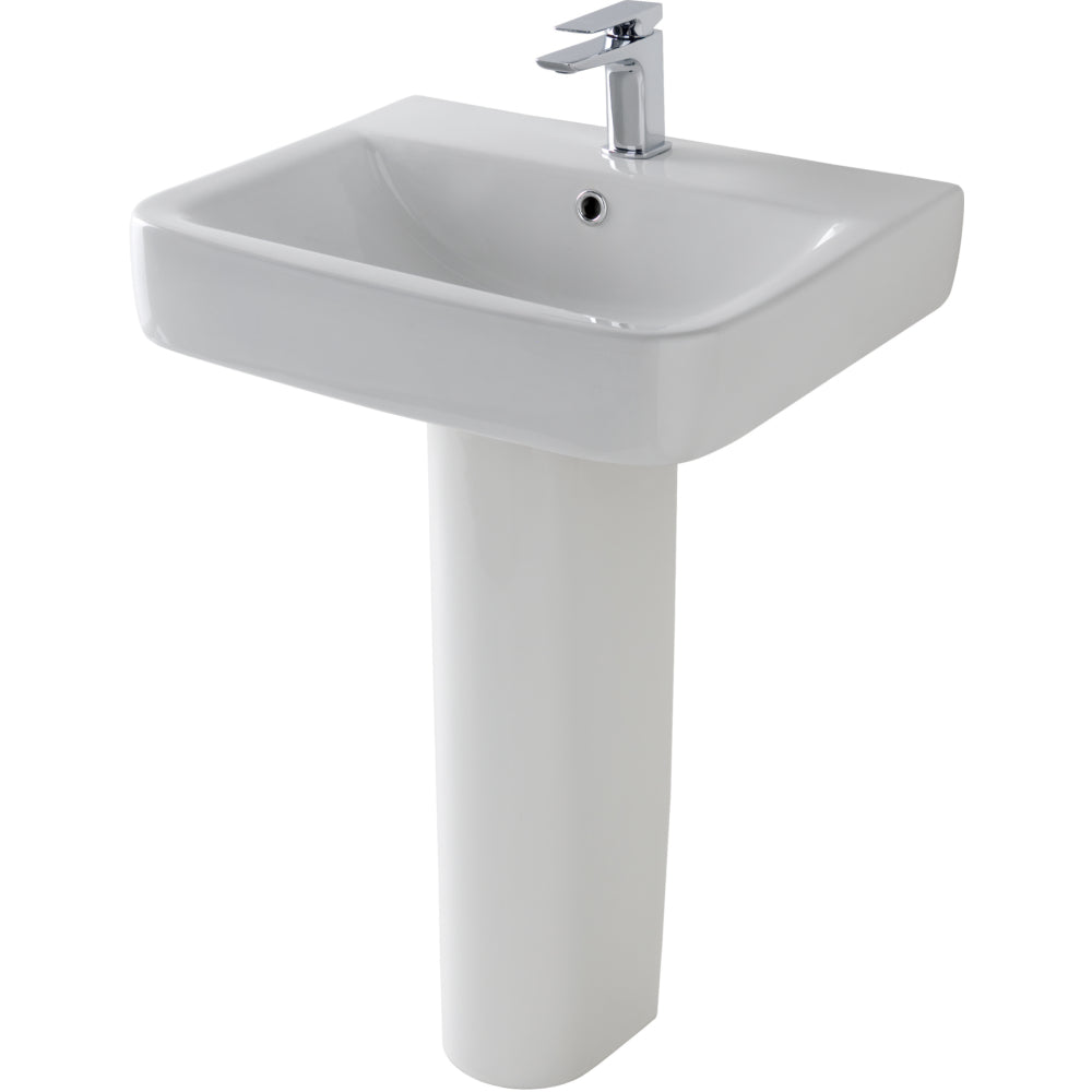 Tampa 560mm 1 Taphole Slimline Washbasin