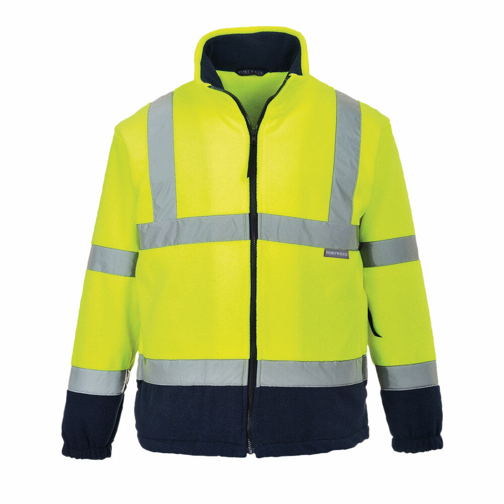 Portwest  - Hi-Vis Two Tone Fleece - Yellow/Navy