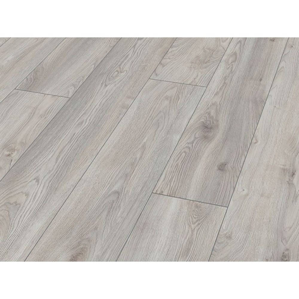 Mammut Plus Wide Long Plank Macro Oak White Laminate Flooring AC5 10mm