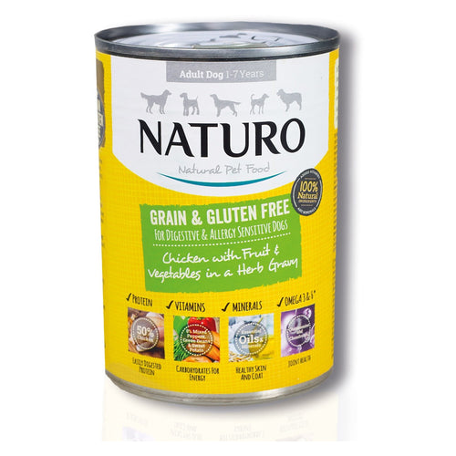 Mackle  - Naturo Chicken Dog Food Tins 390g