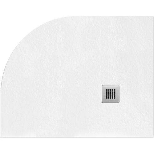 Gemstone Slate LEFT HAND Square Waste White Quadrant 800mm