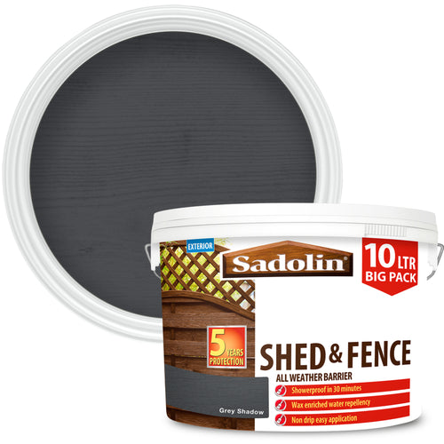 Sadolin Shed And Fence Prot Grey Shdow 10L