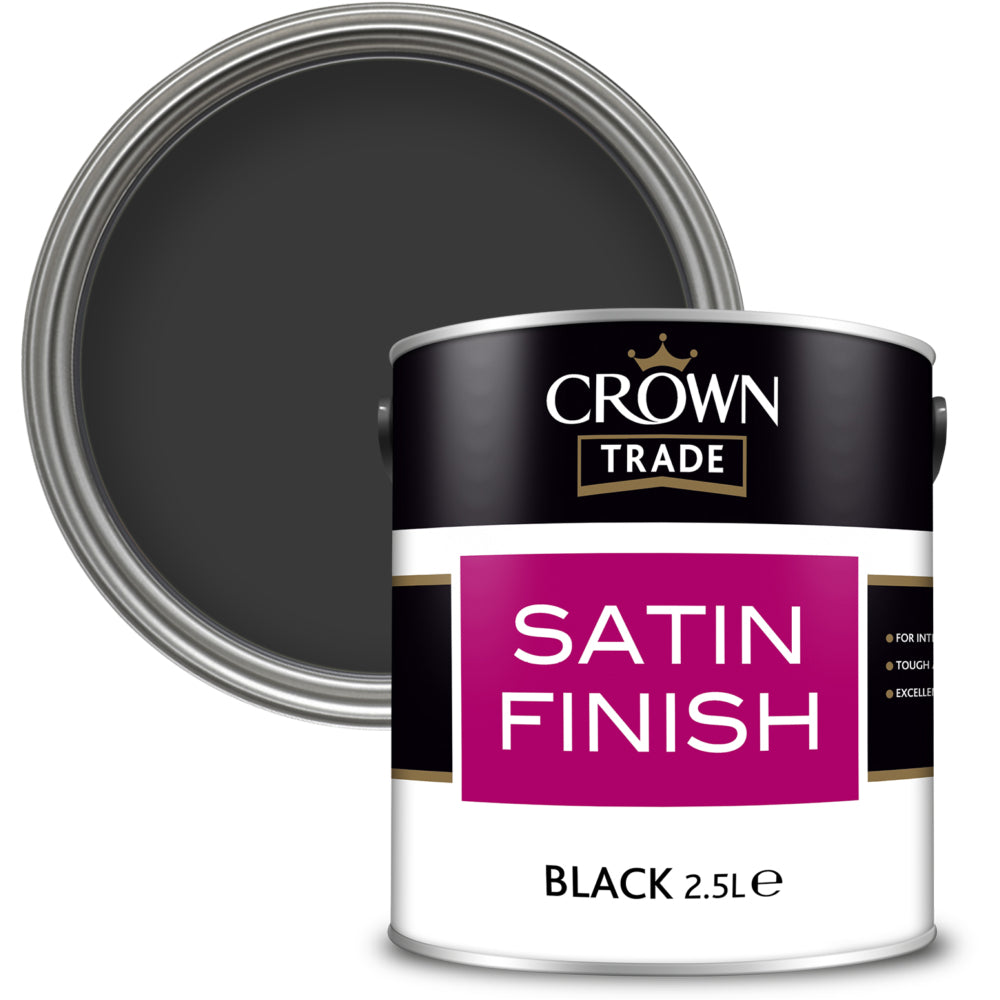 Crown Trade Satin Black 2.5L