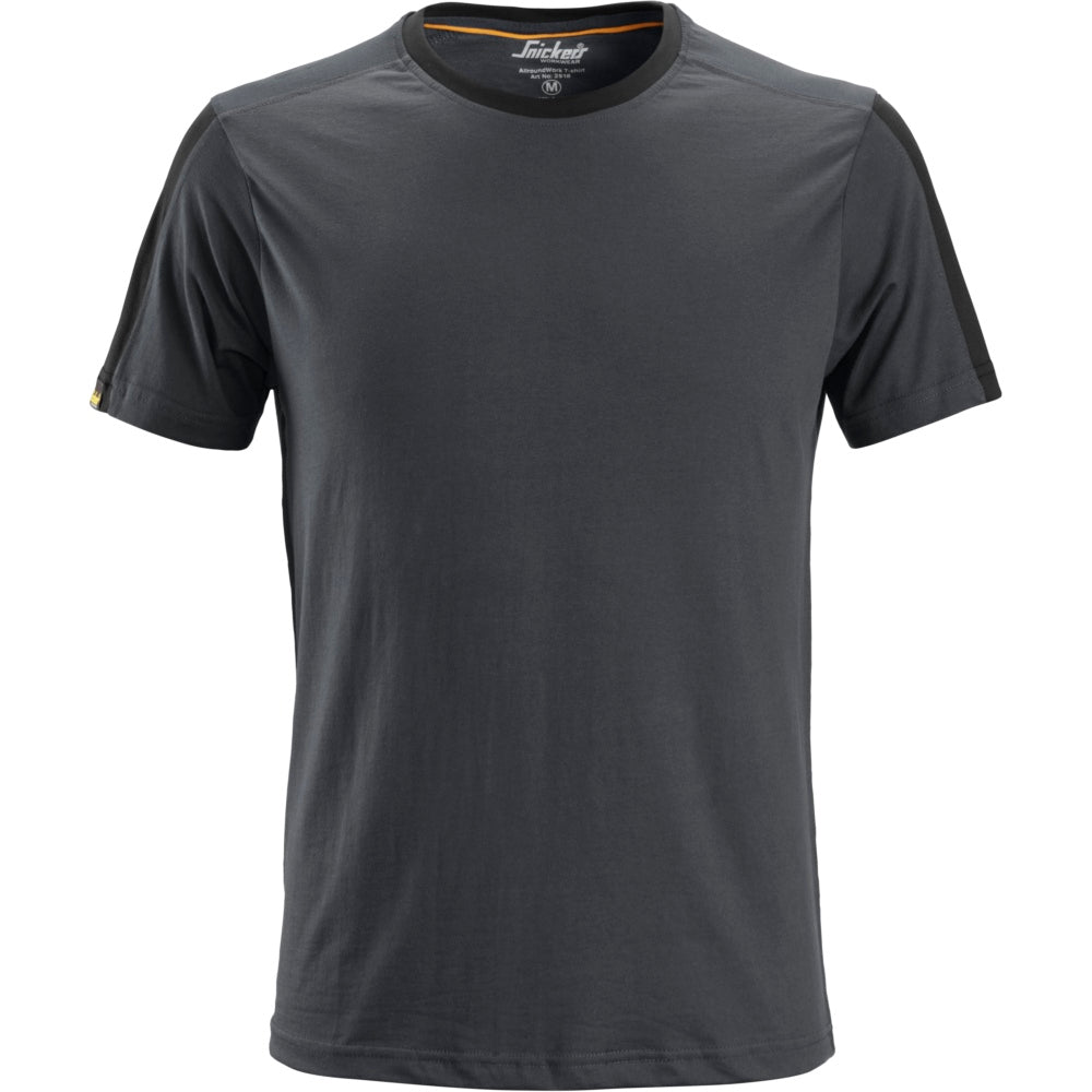 Snickers - AllroundWork, T-Shirt - Steel grey\\Black
