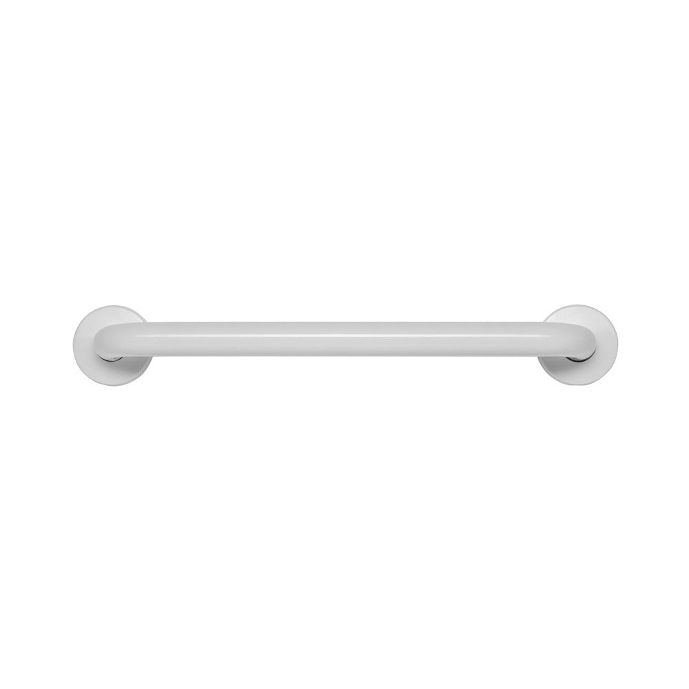 Croydex 450mm Stainless Steel Straight Grab Bar - White