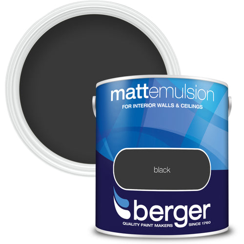 Berger Matt Emulsion Black 2.5L