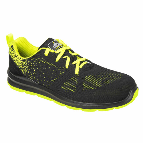 Steelite Aire Trainer  S1P  40/10 - Black/Green