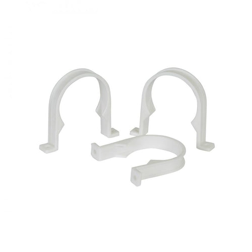 Easi Plumb - White Waste Pipe Clip - 50mm